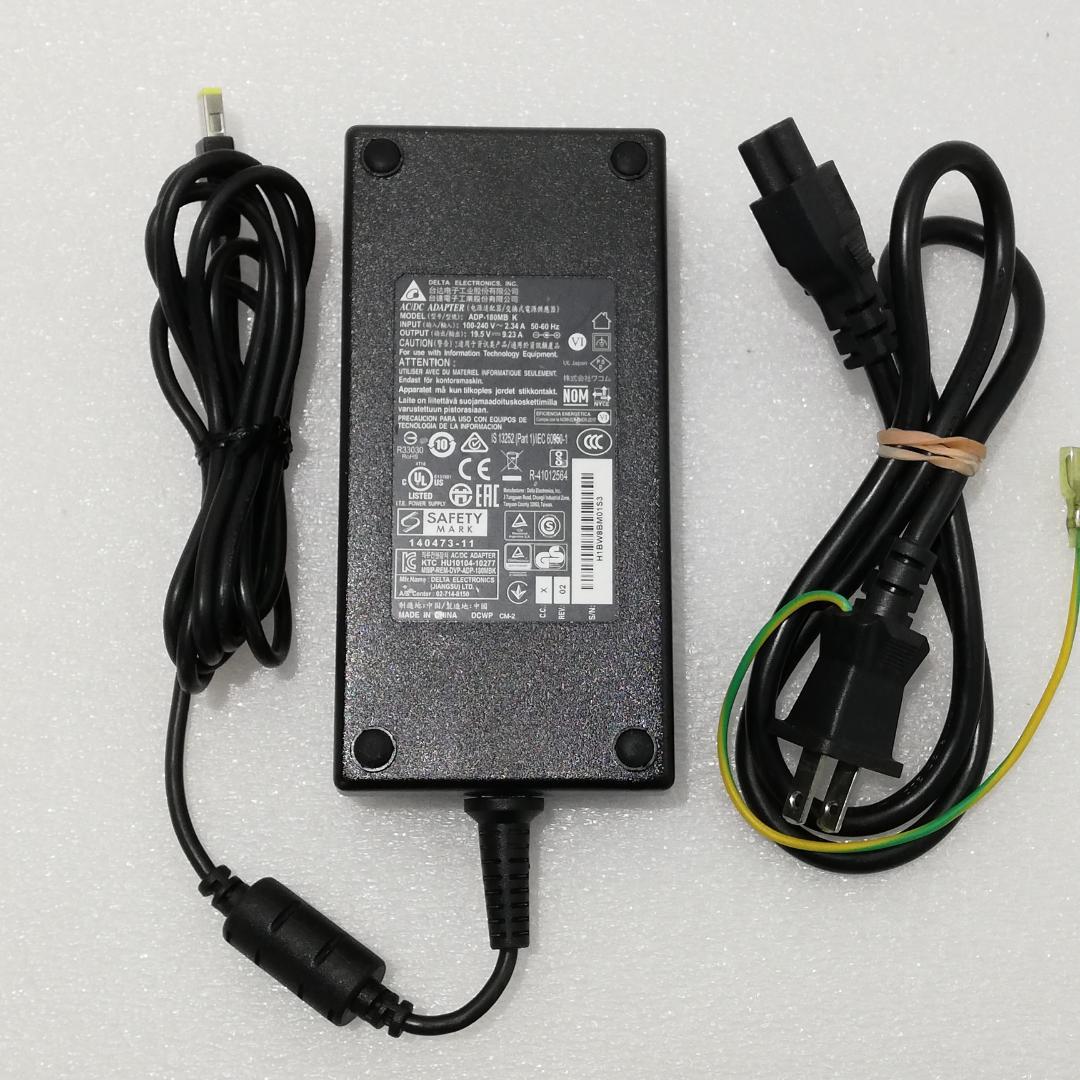 DELTA　AC　アダプタ　ADP-180MB K 19.5V~9.23A　角型