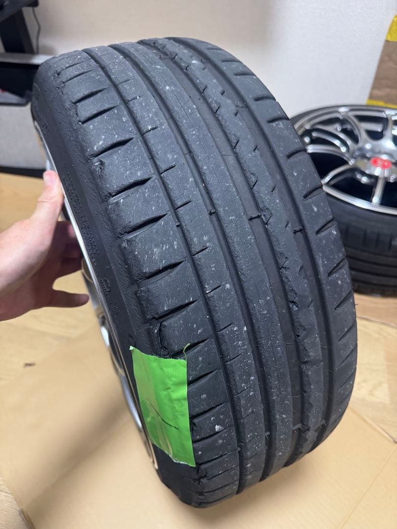 ADVAN racing RZⅡ17インチ7.5J+35PCD984H アバルト