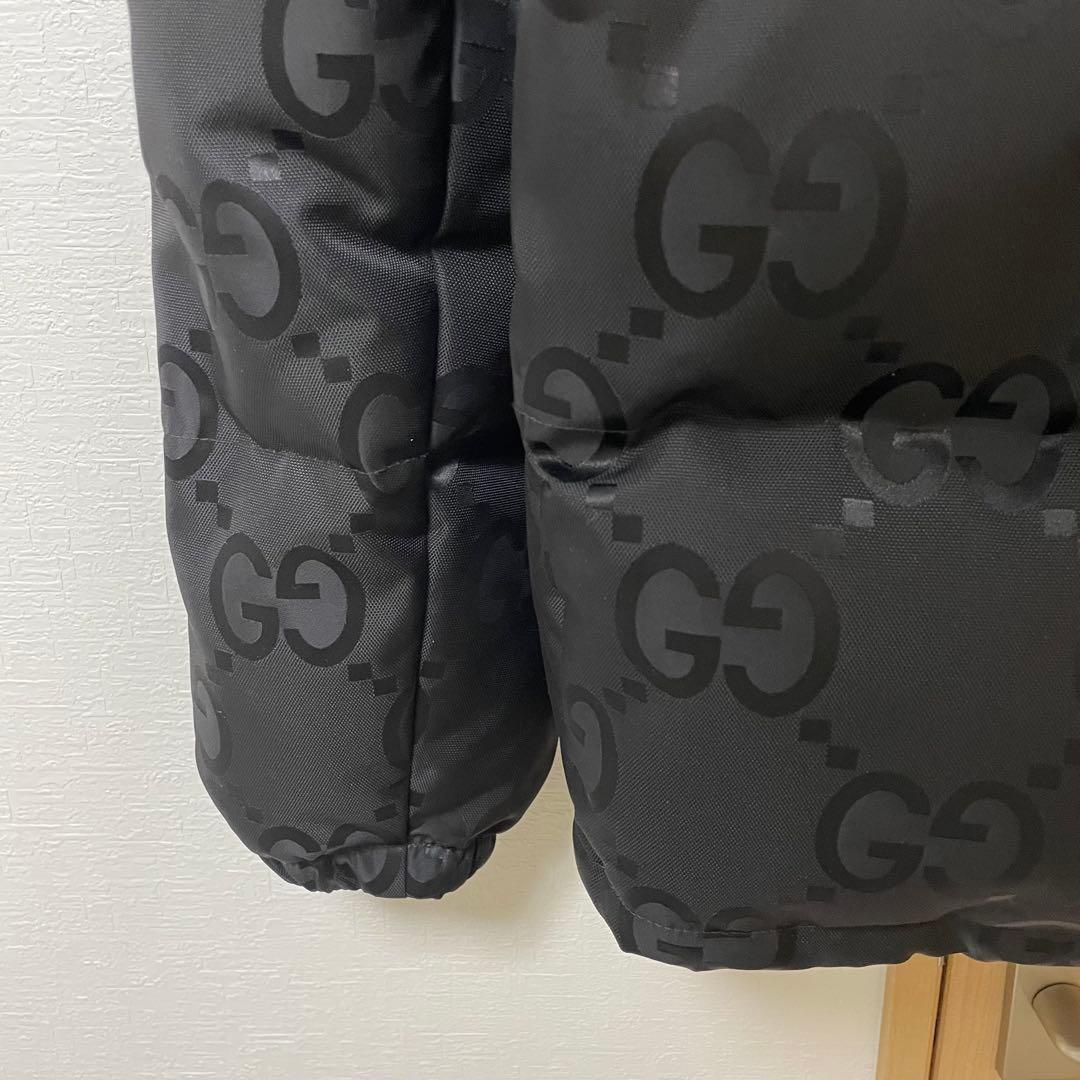 GUCCI グッチ ジャンボ GGキャンバス ブラック ダウン ジャケット