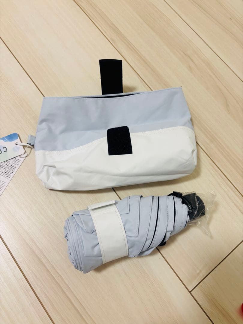 COKAGE＋ active ５段ミニ　50cm 折りたたみ日傘 パウダーブルー