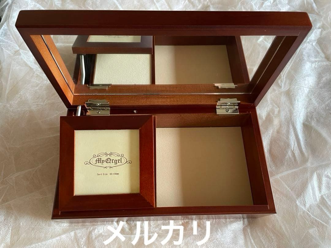 オルゴール 積水ハウス ジュエリーボックス(小物入れ)フォトスタンド ミラー 鏡