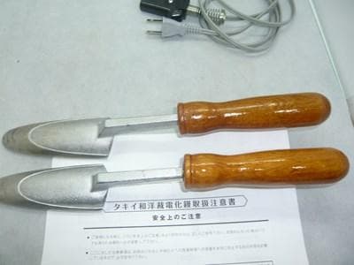 家庭科教材(ハタミシン) 和裁電化鏝　和裁こて 　 和裁コテ　鏝２本付