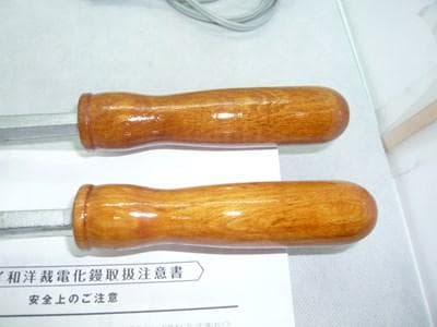 家庭科教材(ハタミシン) 和裁電化鏝　和裁こて 　 和裁コテ　鏝２本付