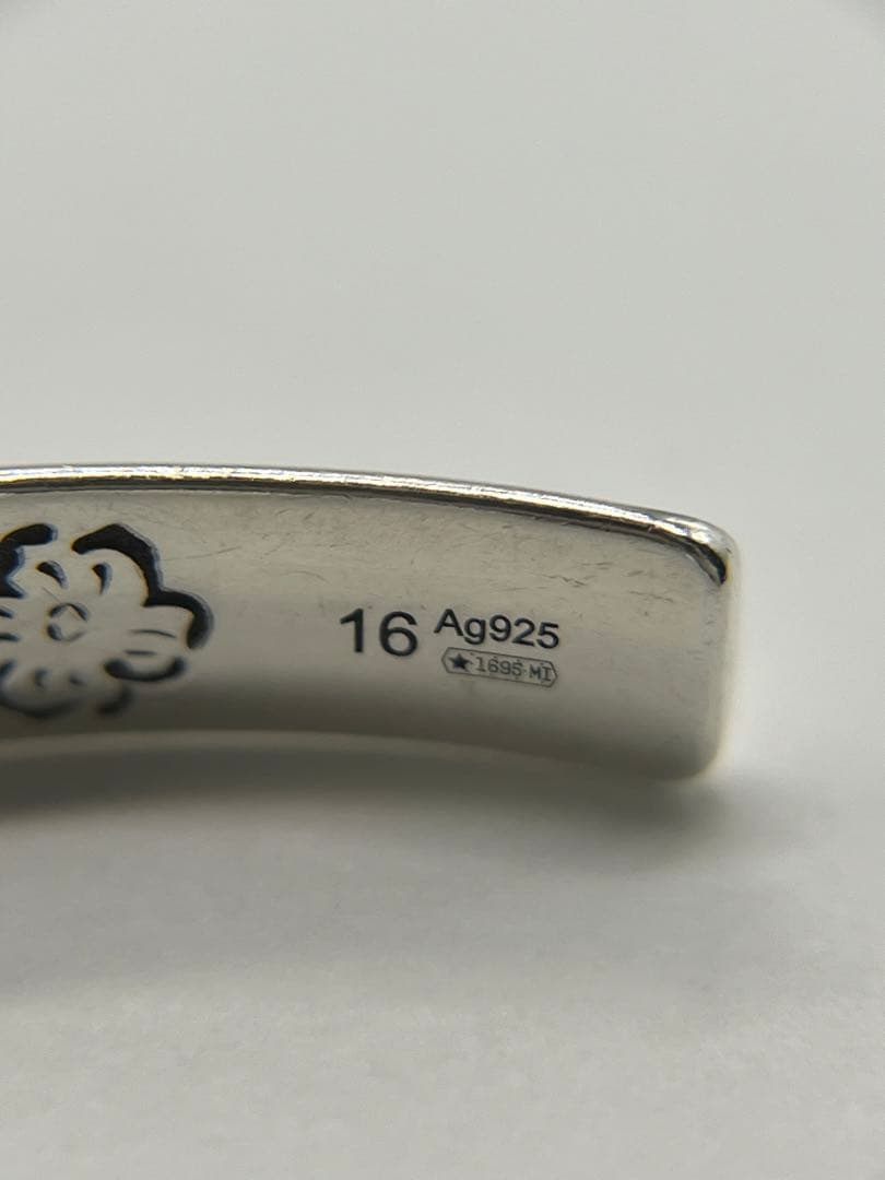 グッチ GUCCI ブラインドフォーラブ カフ バングル Ag925