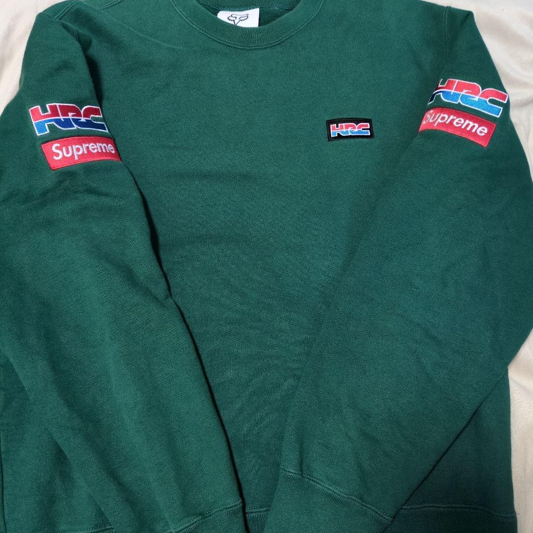 Supreme HRC ロゴ グリーン トレーナー　М