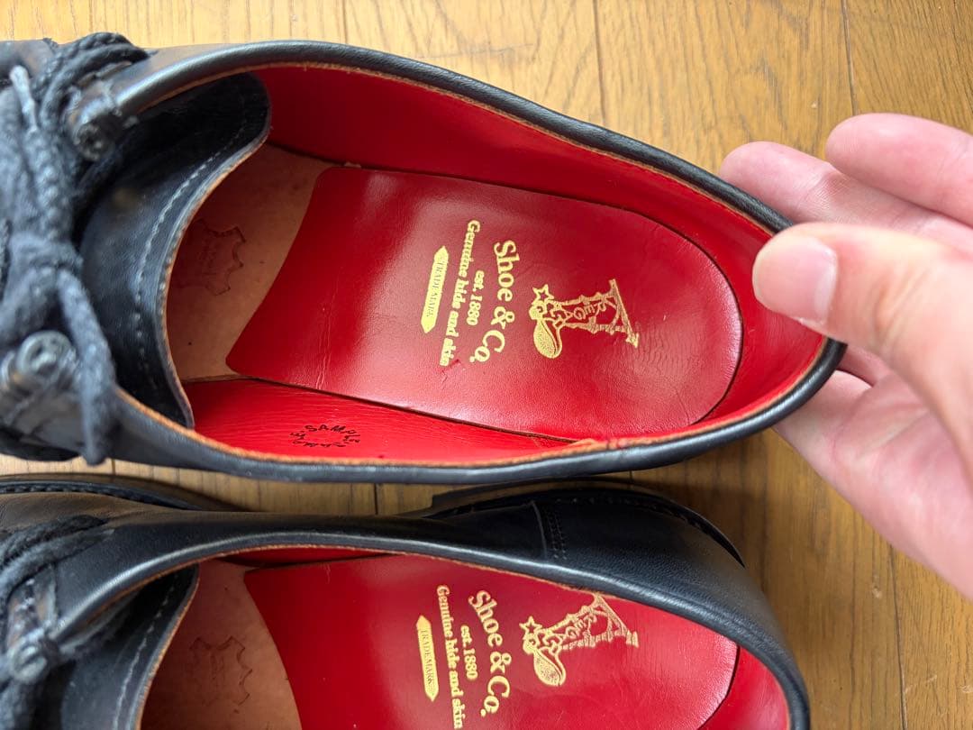 週末価格リーガルシューアンドコーチロリアンシューズ ブラック 25cm