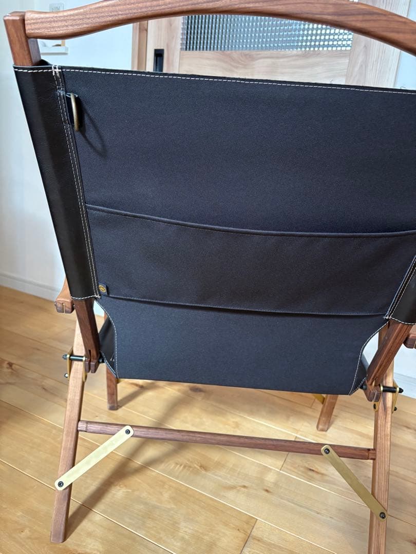 y*5様 新品未使用　コンダクターズチェア　ウォールナット　レザー　ワイド　ハイ