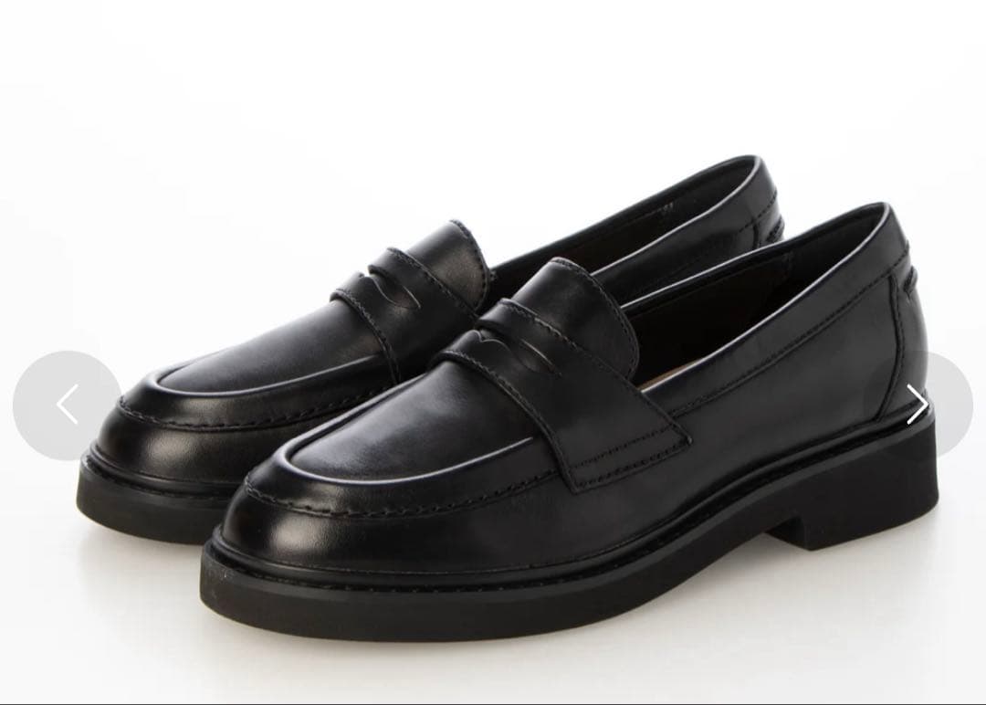 【Clarks】スプレンドエッジ （ブラックレザー）25.0