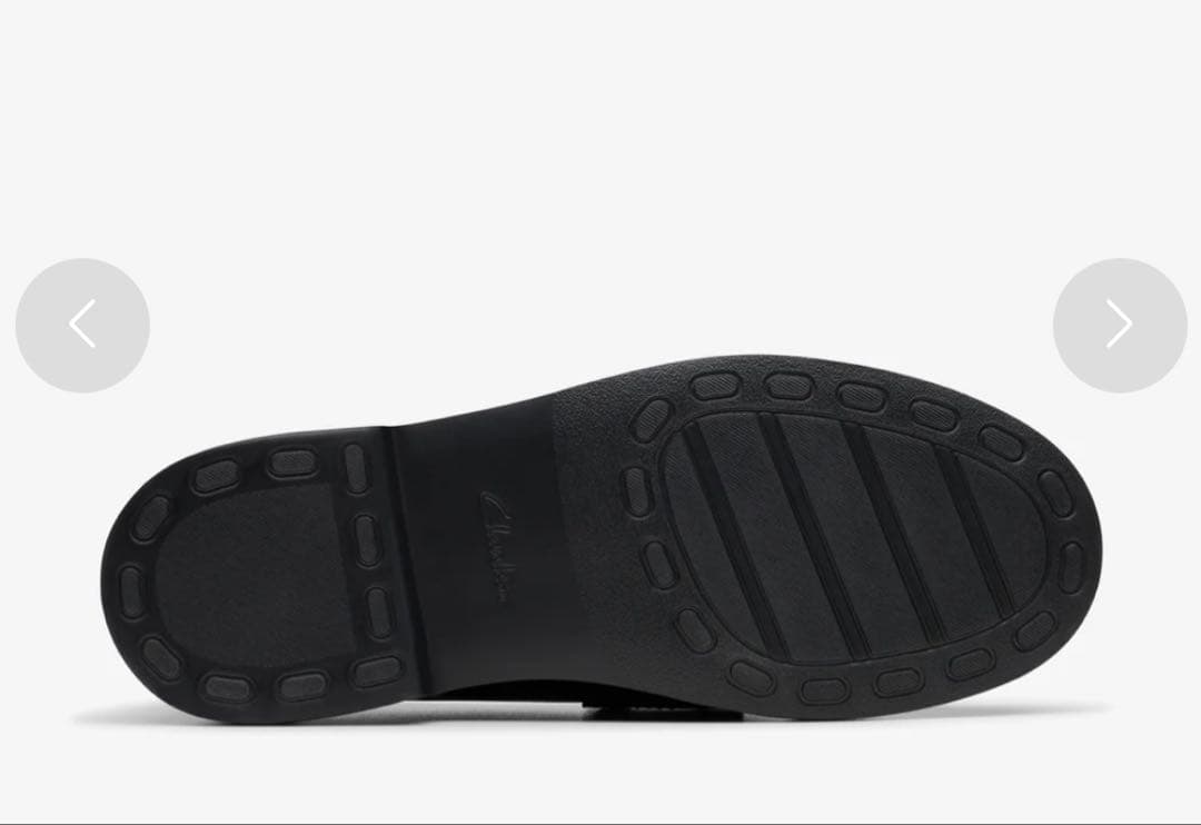 【Clarks】スプレンドエッジ （ブラックレザー）25.0