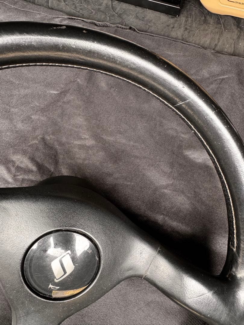 R32スカイライン純正ステアリング　当時物
