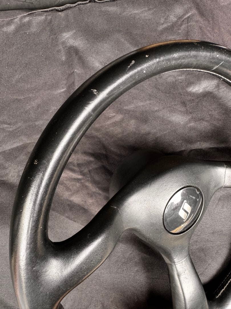 R32スカイライン純正ステアリング　当時物