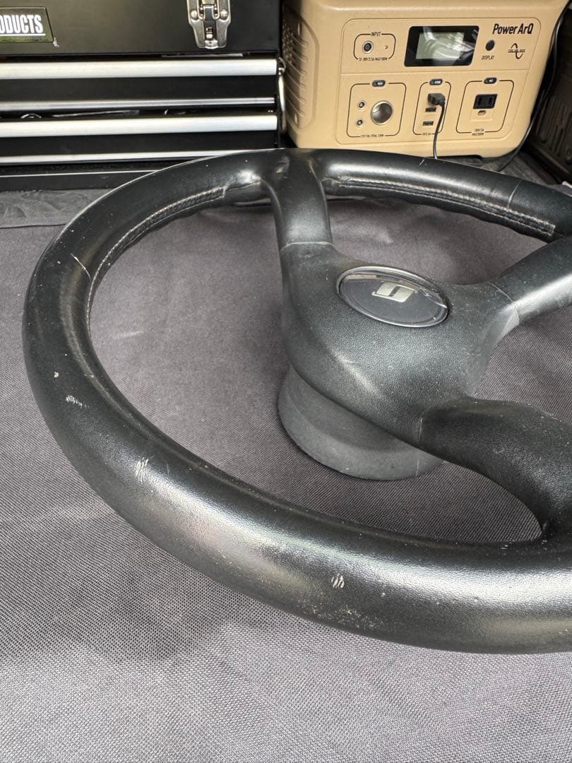 R32スカイライン純正ステアリング　当時物