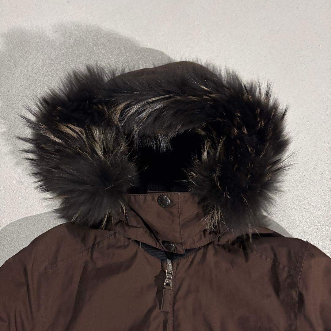 ジャケット・アウター Arichive PRADA SPORT fur long coat brown