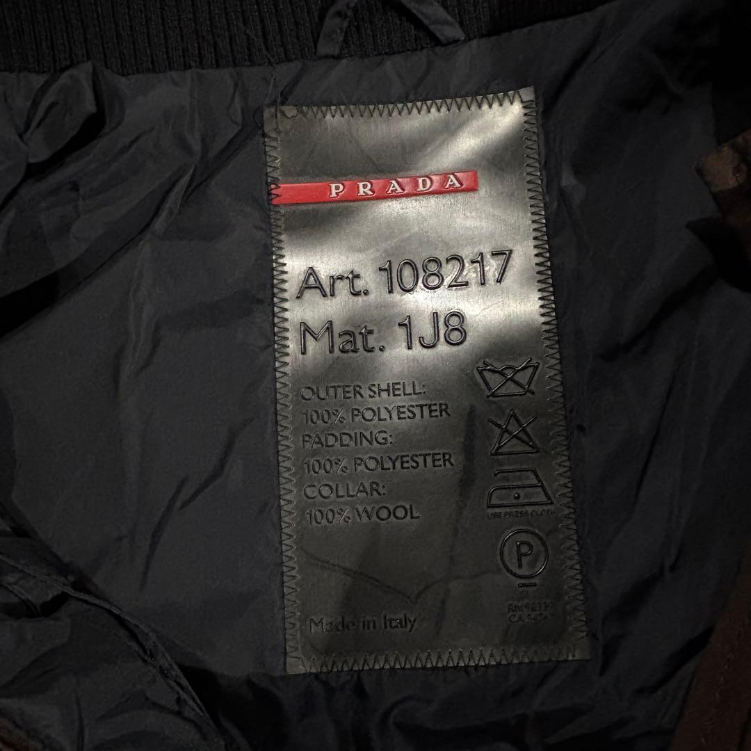 ジャケット・アウター Arichive PRADA SPORT fur long coat brown