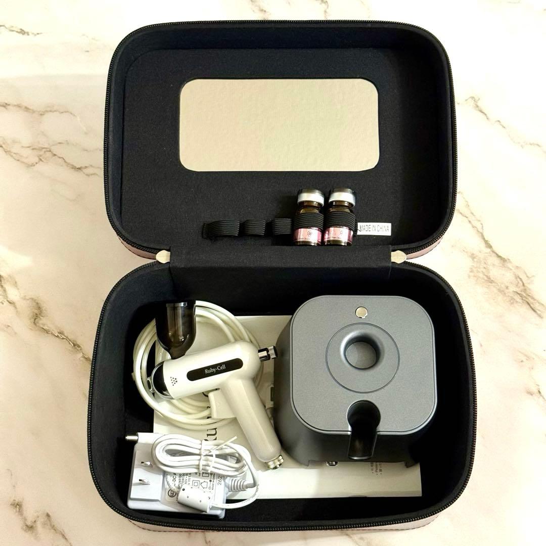 ルビーセル　エアブラシ　インテンシブ4Uアンプルセット　ケース付　美顔器　美品
