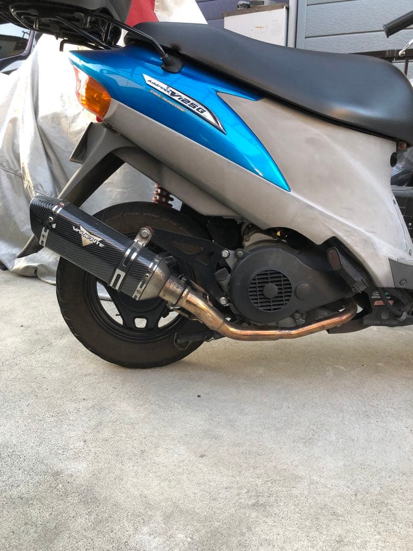 アドレスV125S/V125G カーボンマフラー