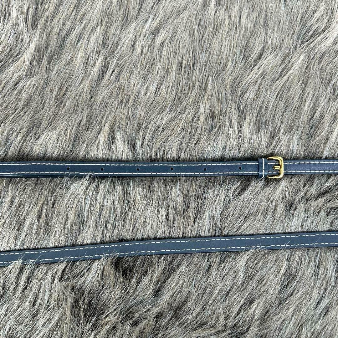 アニヤハインドマーチ　スマホショルダー　スマホケース　青　eyes K1386