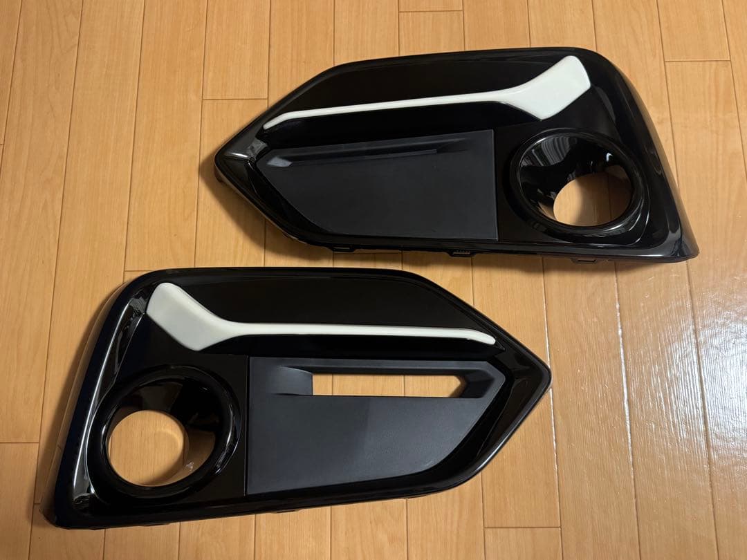 FK7 シビック後期フロントバンパーガーニッシュ フォグランプカバー 左右セット