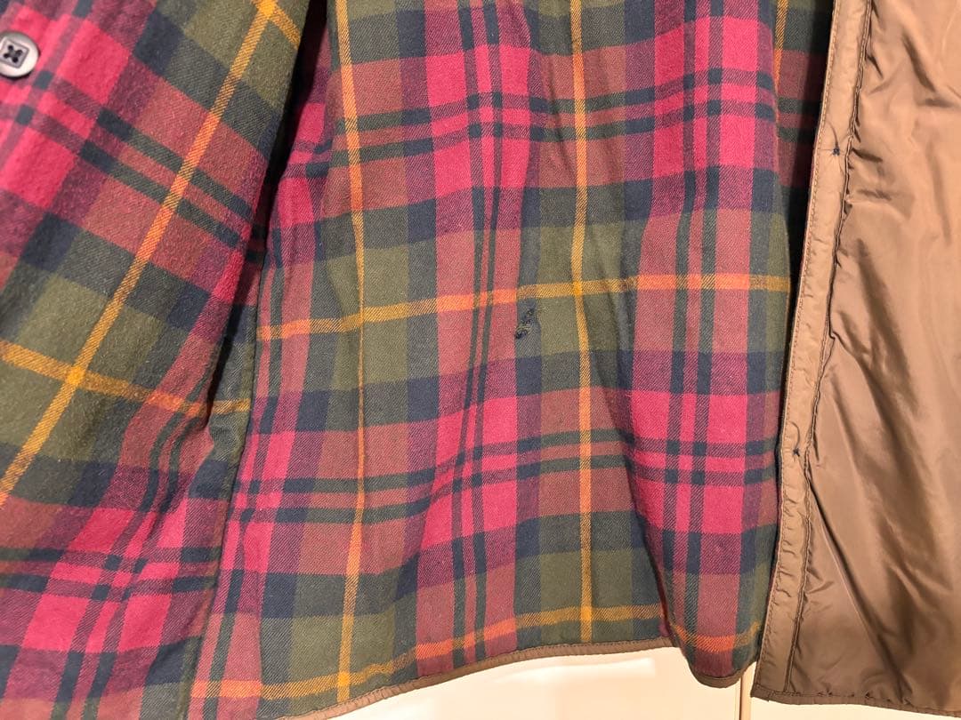 希少ネイビー　L.L.Bean フィールドコート　プリマロフトの中綿着脱ライナー