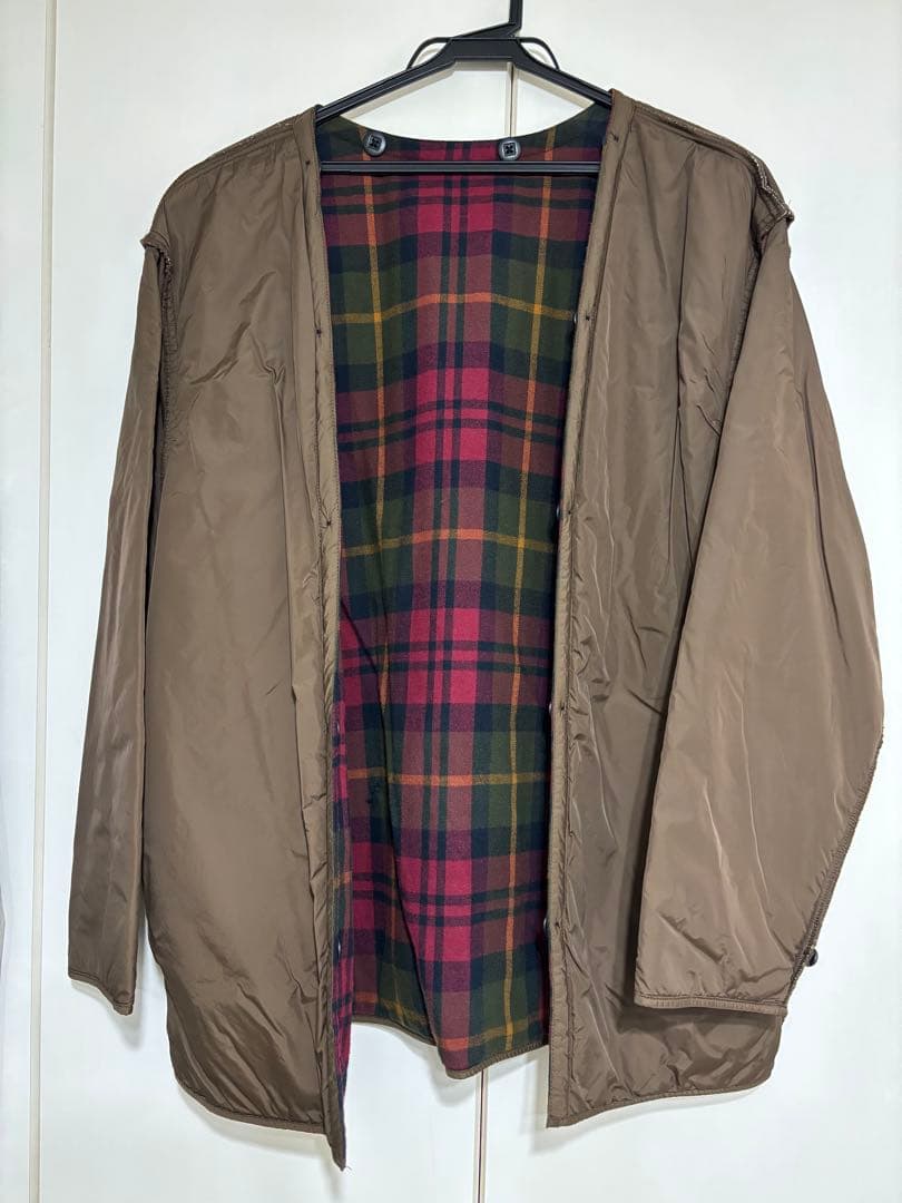 希少ネイビー　L.L.Bean フィールドコート　プリマロフトの中綿着脱ライナー