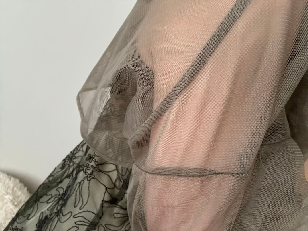 Lejaレジャ　マーメイドキャミワンピース　カーキ　Mサイズ