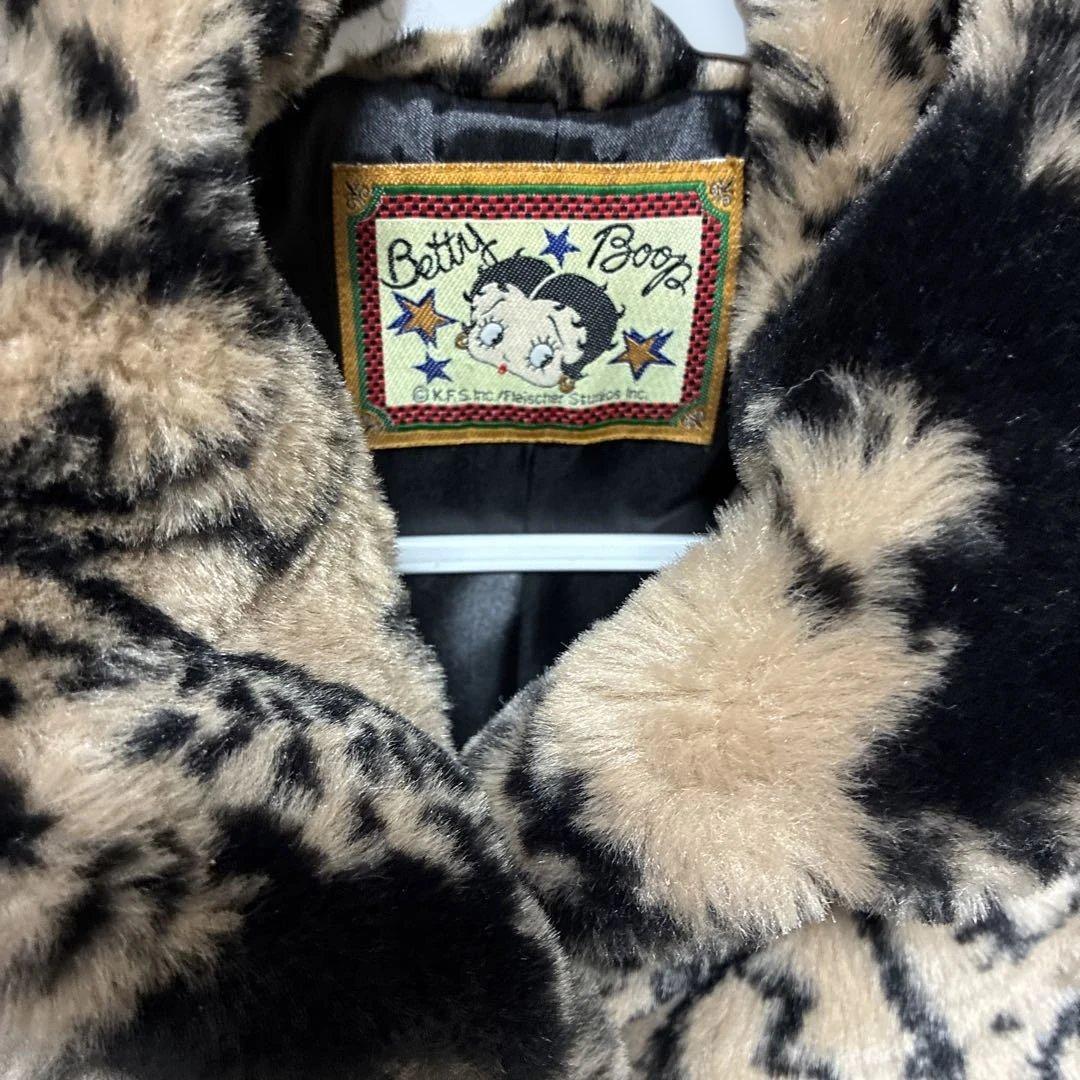 レア！ヴィンテージベティーちゃんベティちゃんレオパード柄ヒョウ柄ファーコート