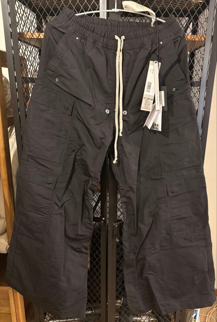 Rick Owens Cargobelas ワイドパンツ ブラック サイズ52