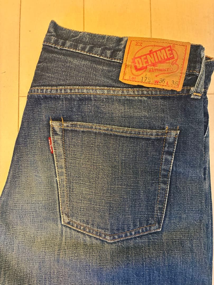 DENIME ドゥニーム オリゾンティ期 Lot178 赤耳W36L36 色落ち