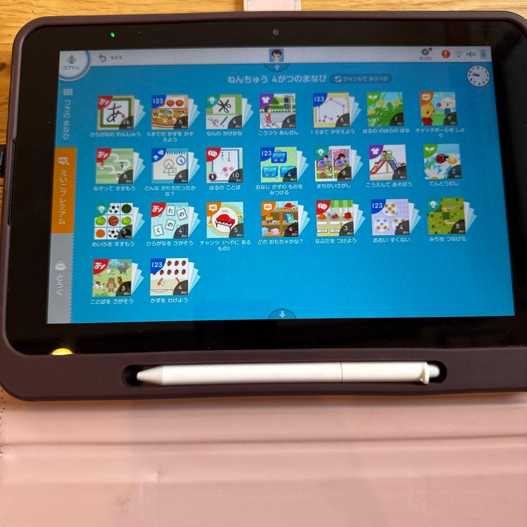 SMiLE ZEMi 教育用タブレット ピンク　年少３月〜年長９月