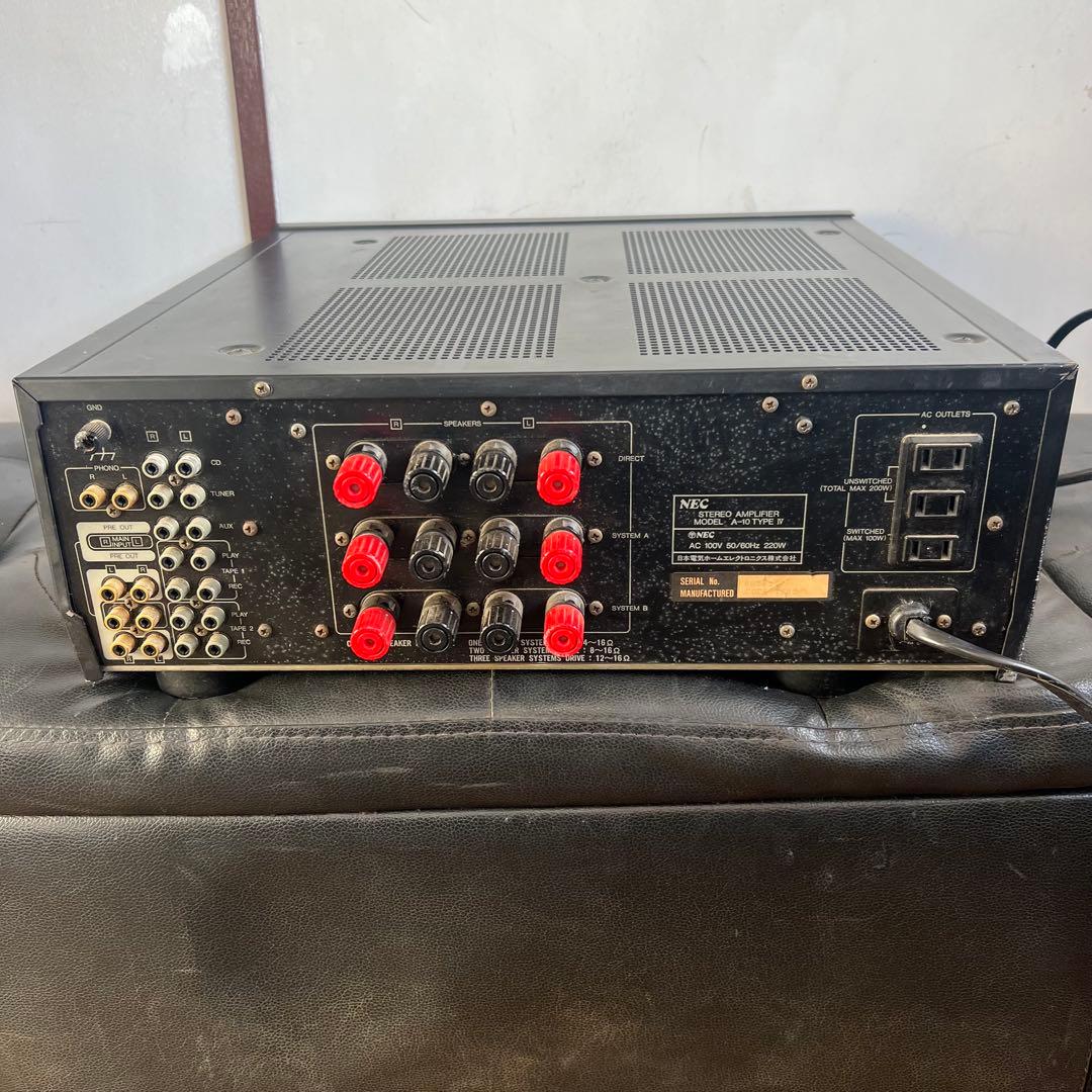 タカス ページNEC A-10 TYPE IV プリメインアンプ