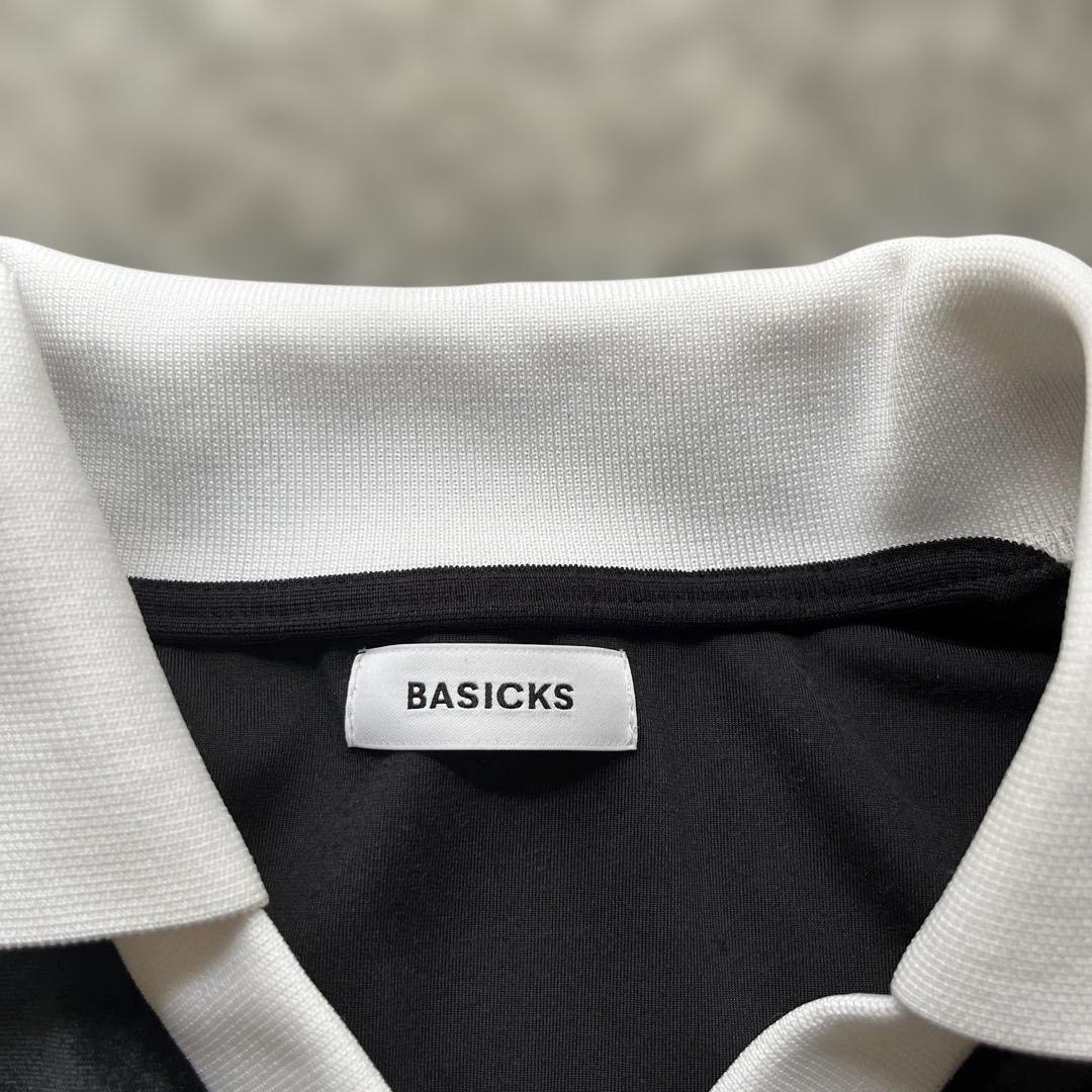 Basicks ブラック ラガーシャツ Vネック　MEGUMIさん着用