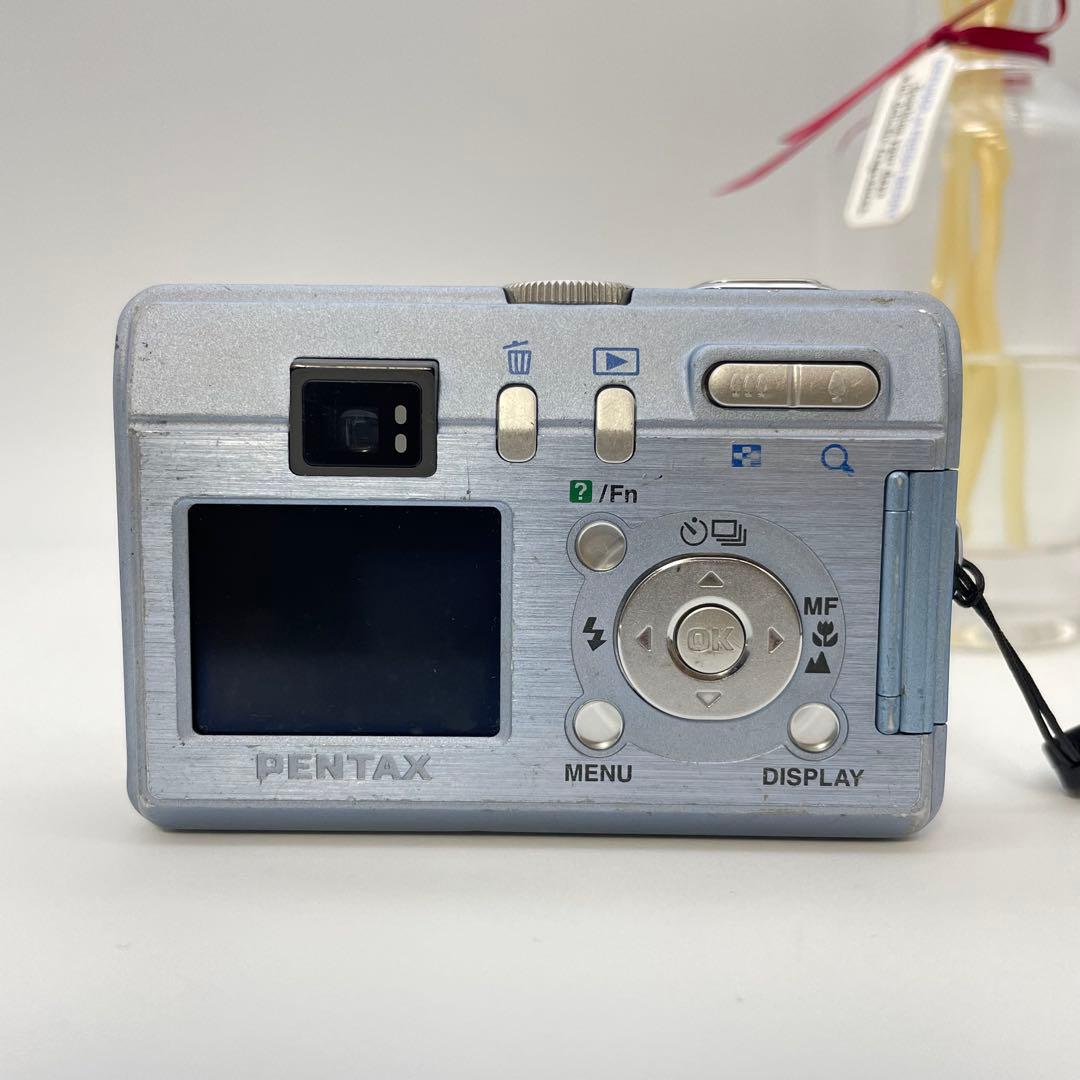 スマホ転送OK✨PENTAX Optio S40✨動作確認済 単三電池 可愛い♪