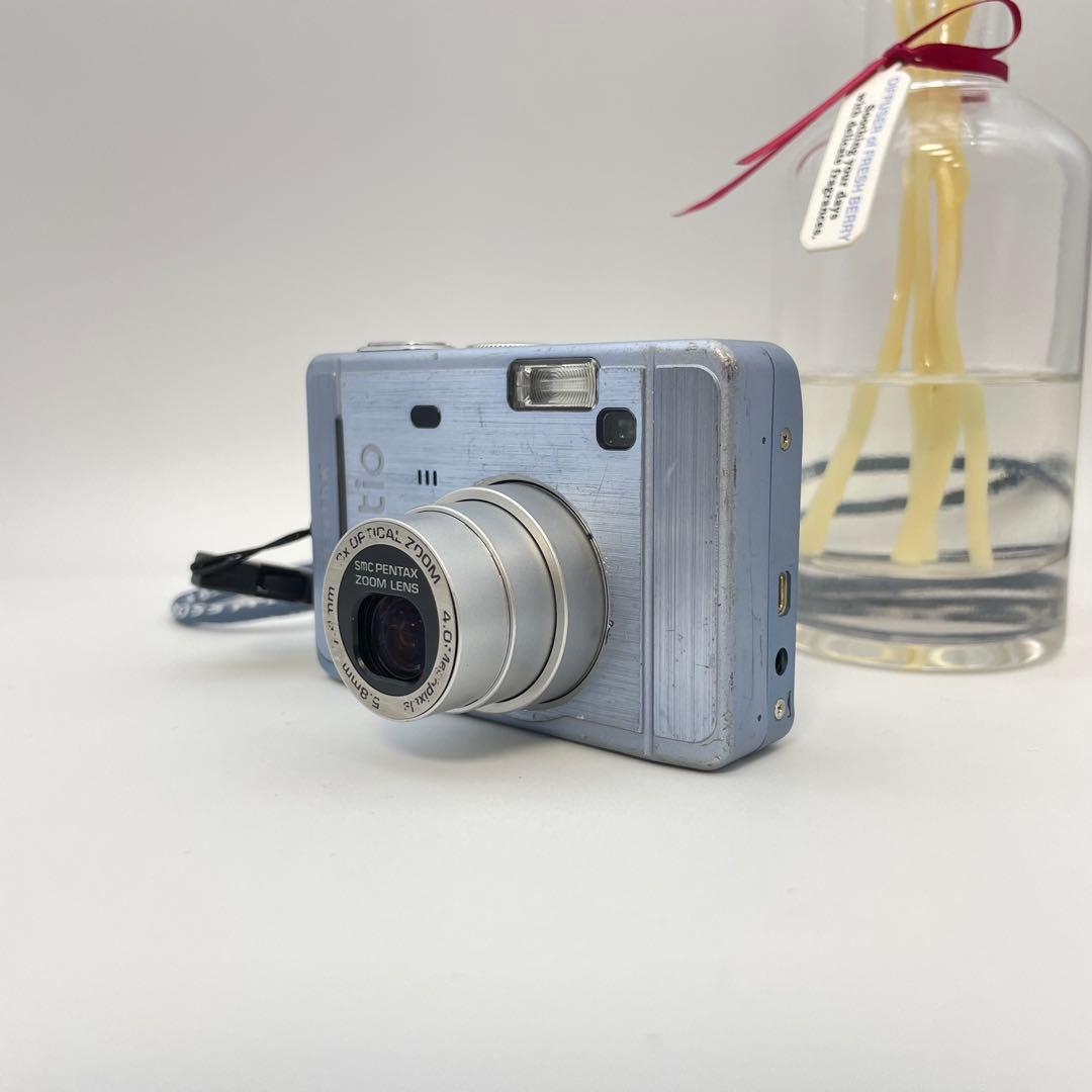 スマホ転送OK✨PENTAX Optio S40✨動作確認済 単三電池 可愛い♪