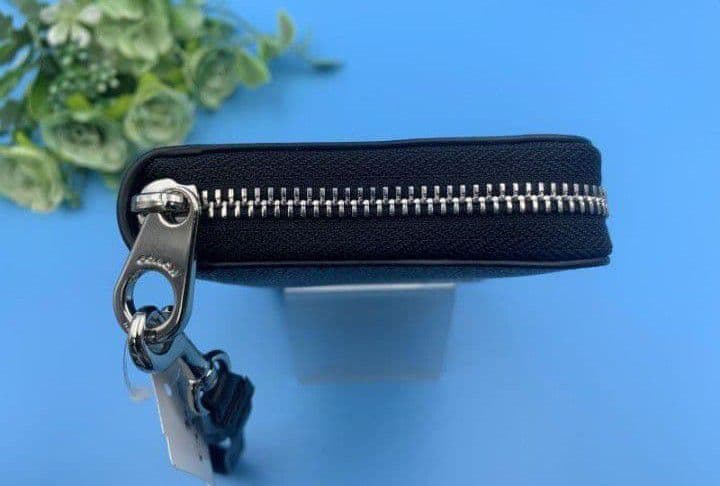 新品未使用コーチ長財布ダークグレイシグネチャーレディースメンズ送料無料即日発送