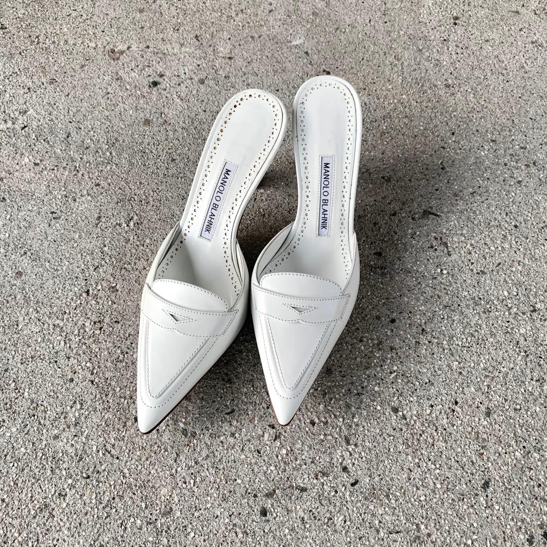 MANOLO BLAHNIK マノロブラニク CARIMU ミュール 定価14万