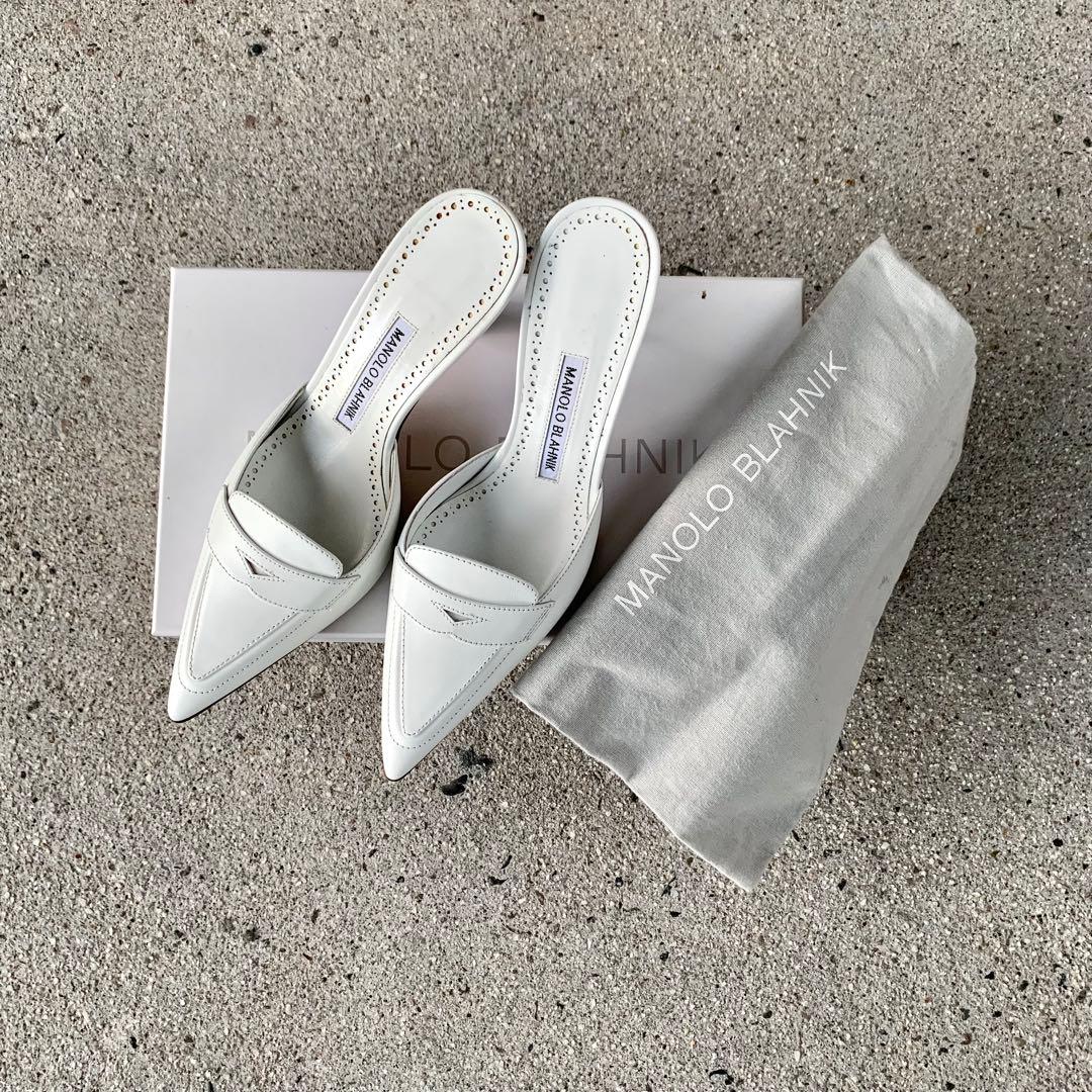 MANOLO BLAHNIK マノロブラニク CARIMU ミュール 定価14万