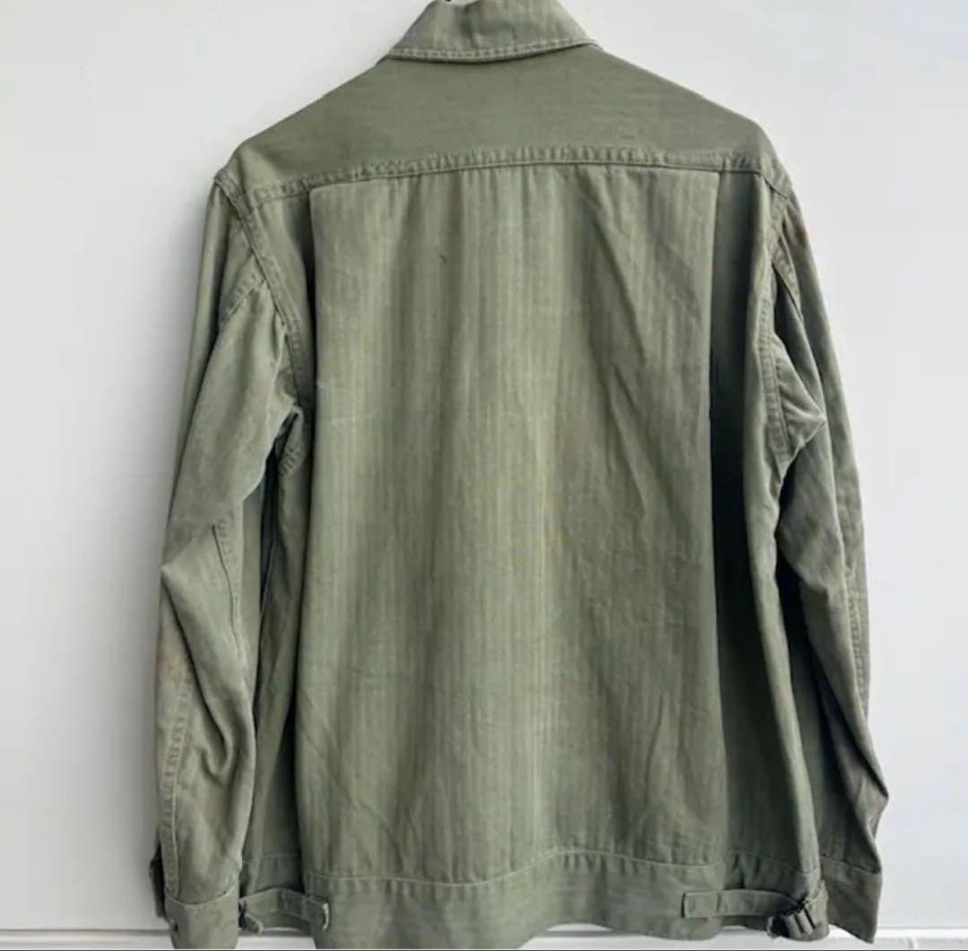 40s M-41 HBT ジャケット　米軍実物　USARMY M-43