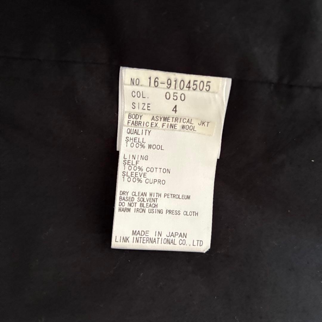 ヘルムートラング テーラードジャケット ブラック サイズ4