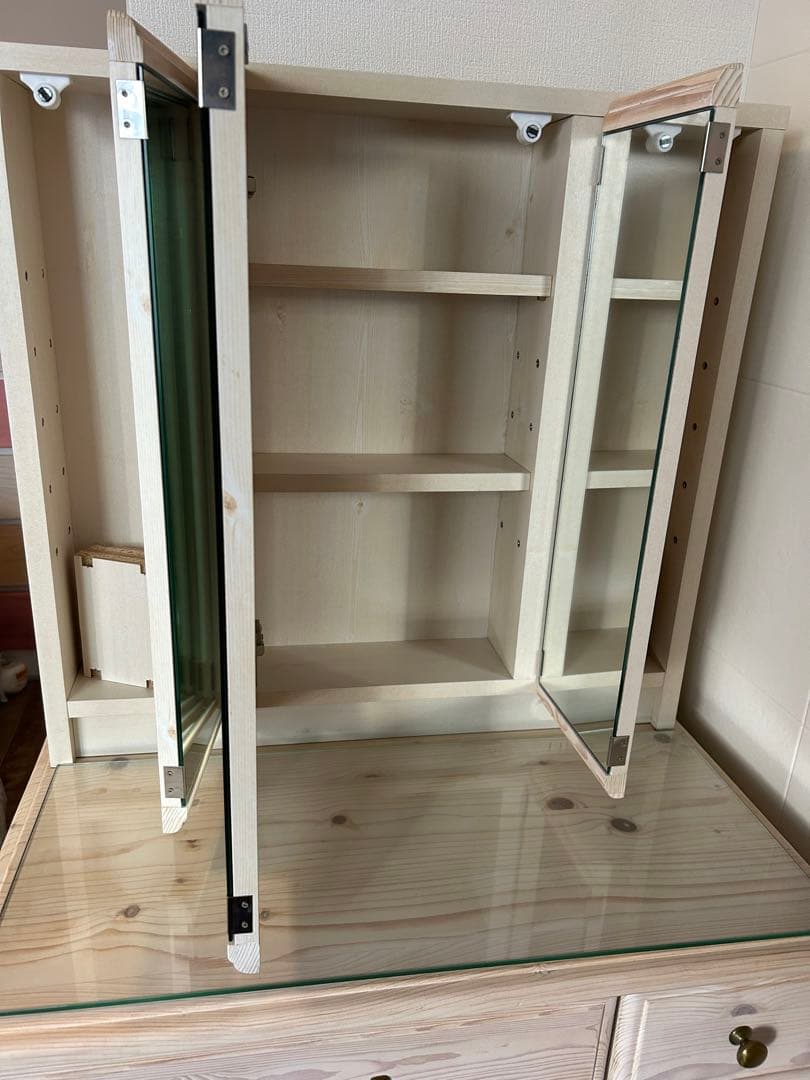 ゆんゆりドレッサー　スツール付き