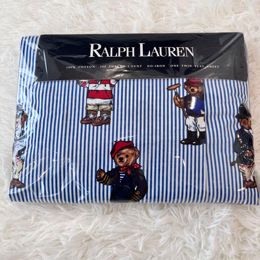 RALPH LAUREN ポロベア ベッドシーツ ラルフローレン 生地 寝具