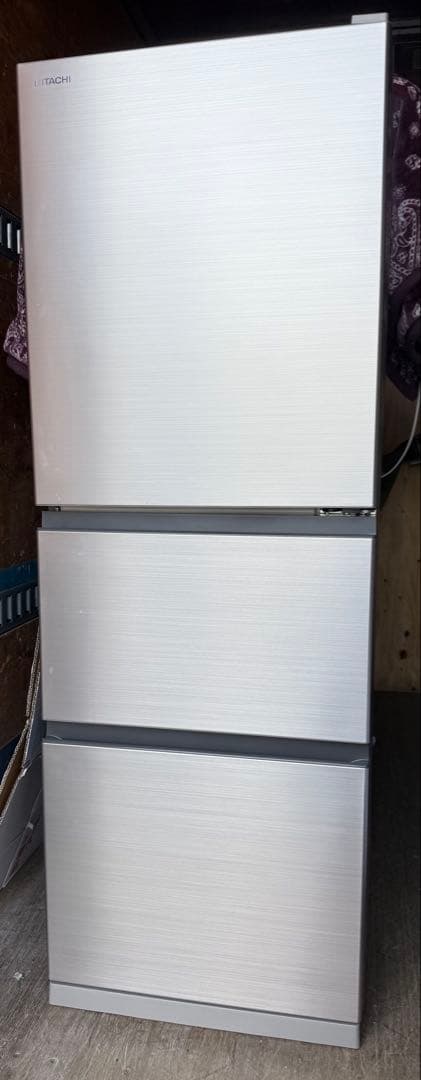 美品★日立3ドア冷蔵庫265L R-27RV（N）2022年製