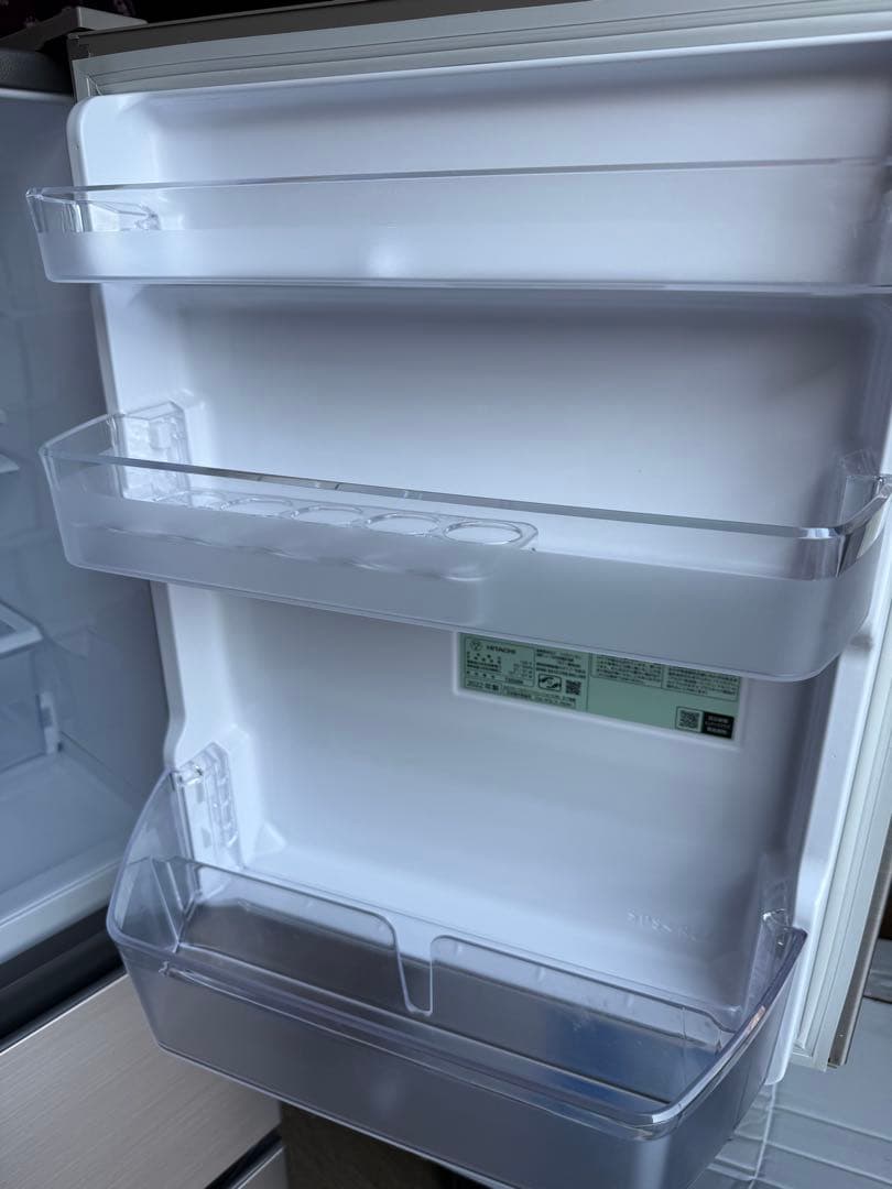 美品★日立3ドア冷蔵庫265L R-27RV（N）2022年製