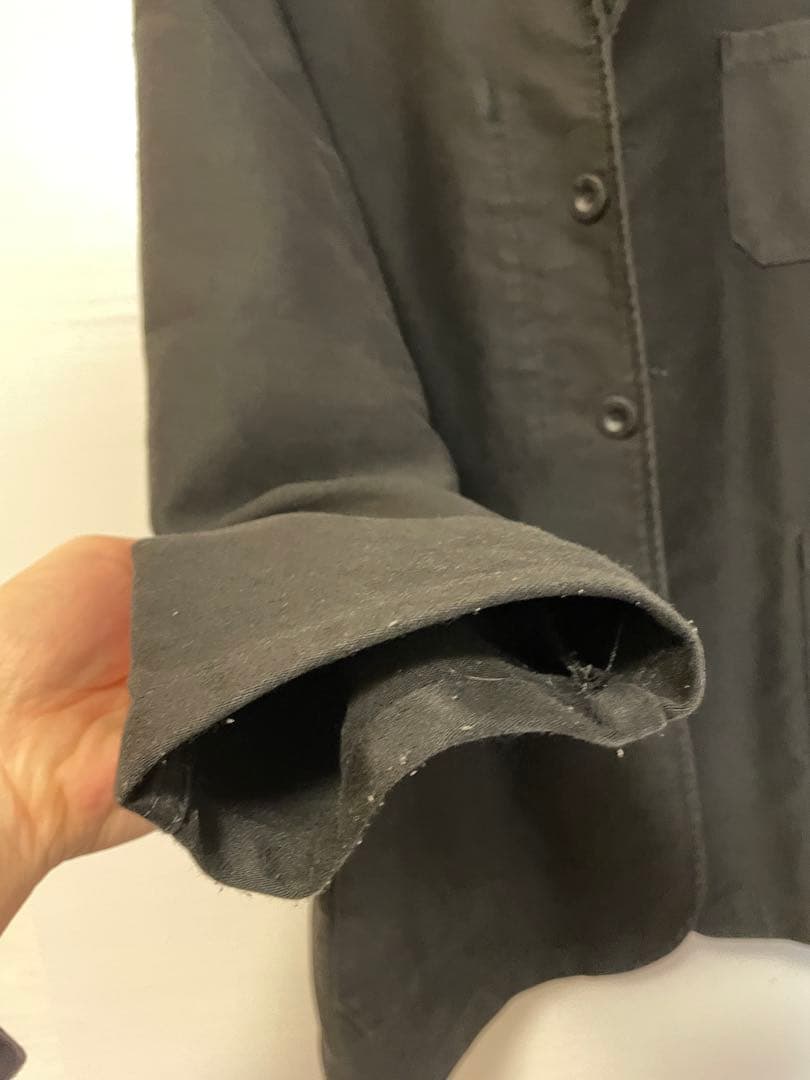 LE LABOUREUR ブラック モールスキン カバーオール