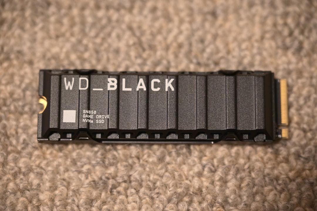 WD Black SN850 1TB ヒートシンク付き NVMe SSD