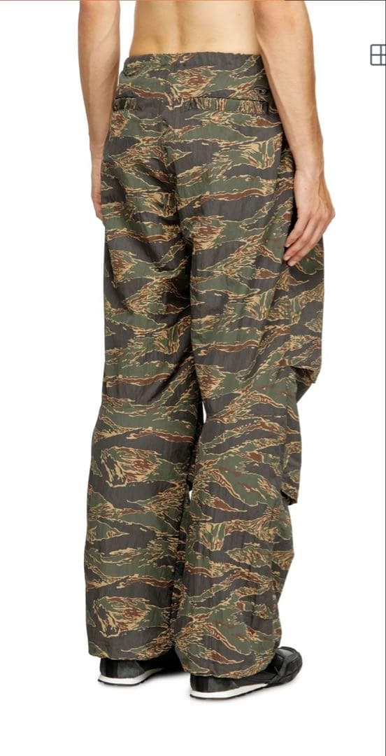 DIESEL ディーゼル カモフラ ナイロンパンツ 48 美品