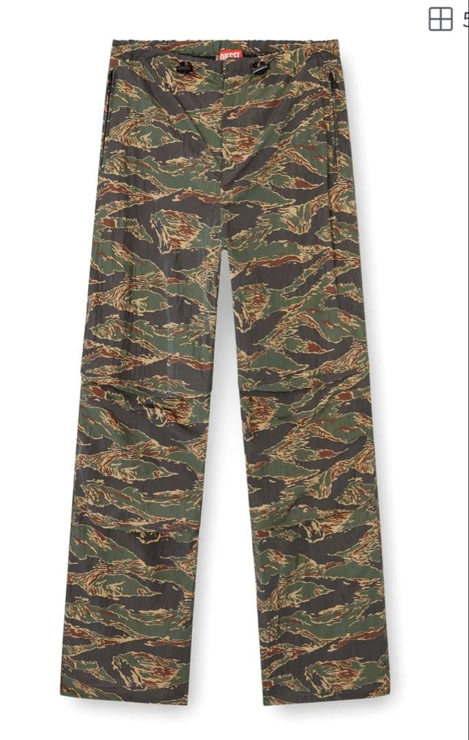 DIESEL ディーゼル カモフラ ナイロンパンツ 48 美品