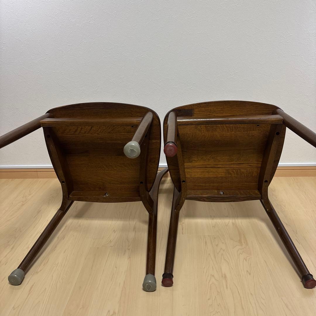 Laholm nissin 日進木工 ダイニングチェア チェア 2脚セット