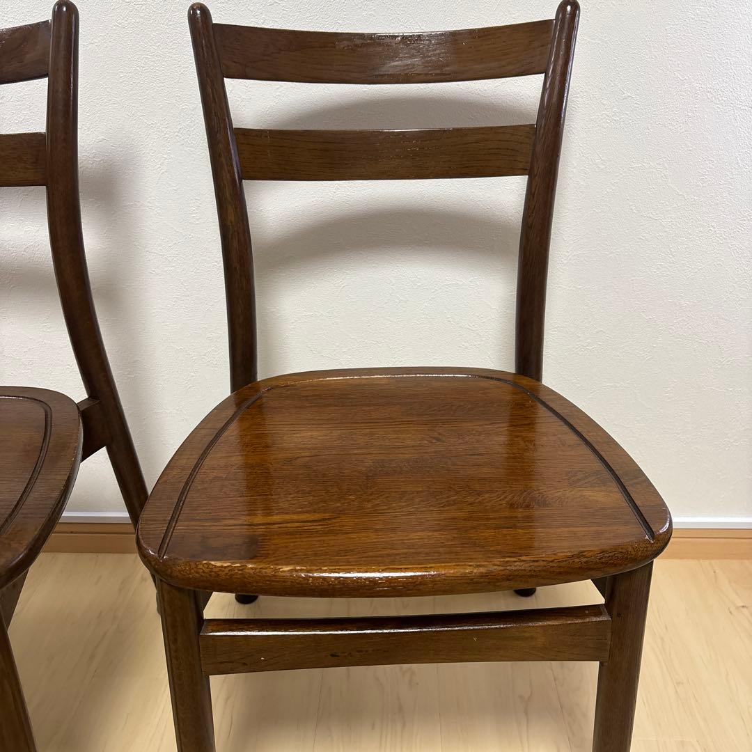 Laholm nissin 日進木工 ダイニングチェア チェア 2脚セット