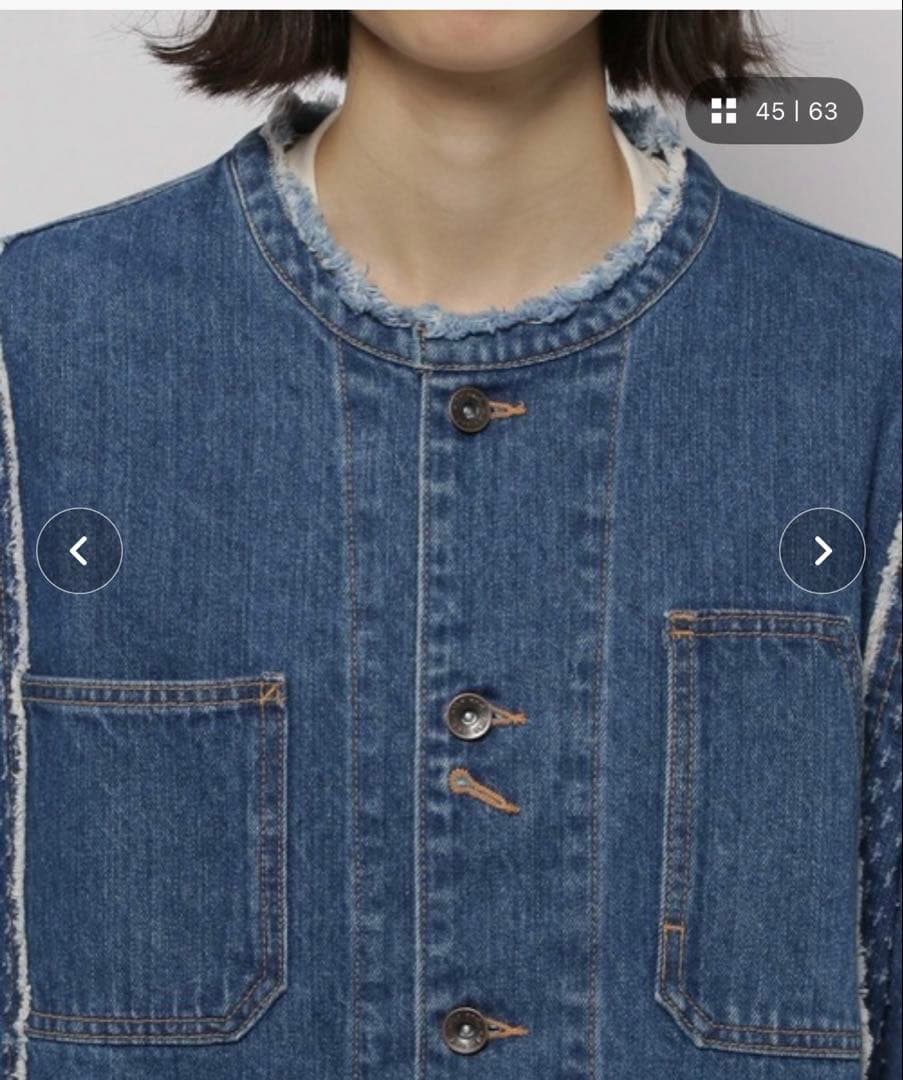 未使用に近い　ニコアンド【NKJ2025SS】REMAKE COVERALL