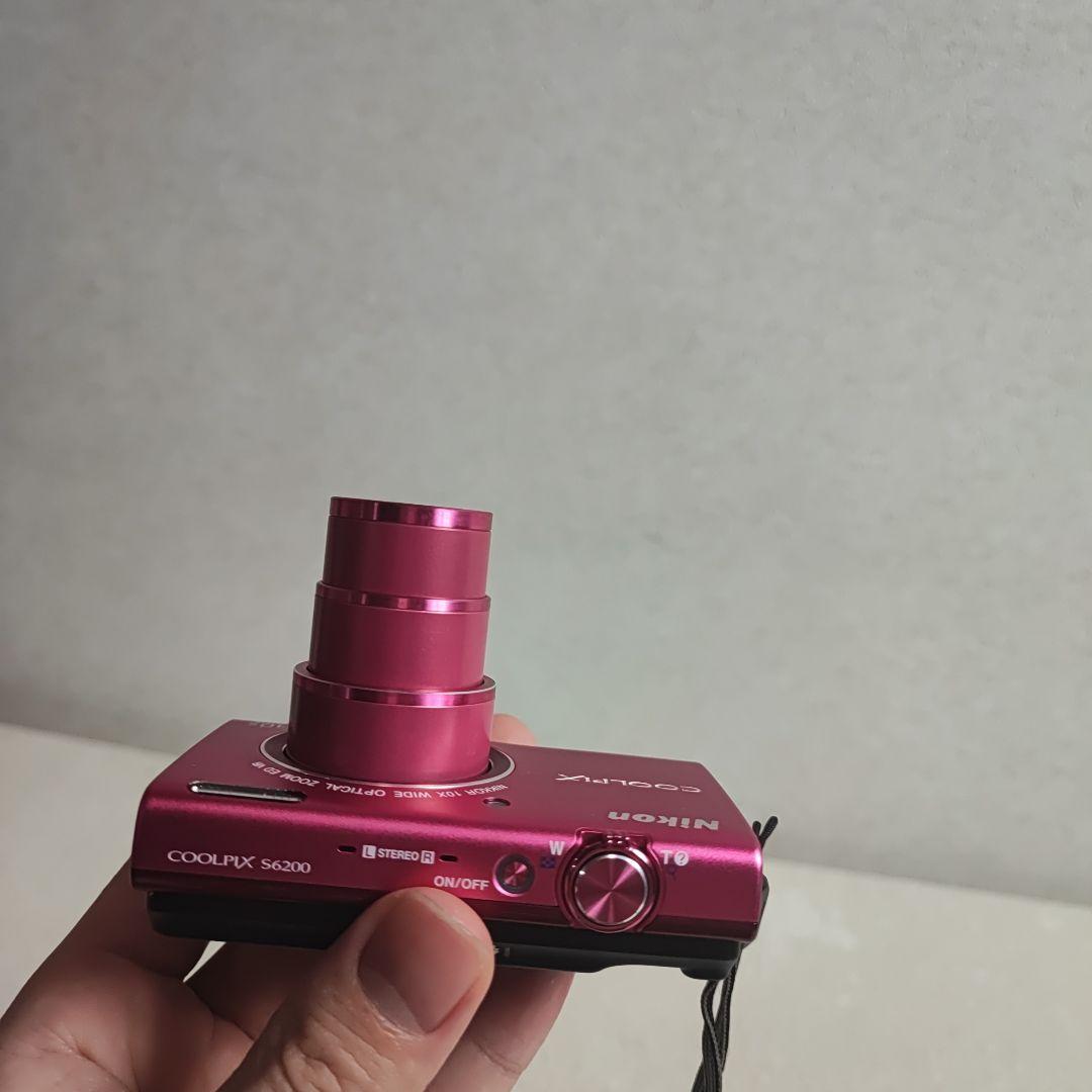 Nikon COOLPIX S6200 ピンク 予備バッテリーあり